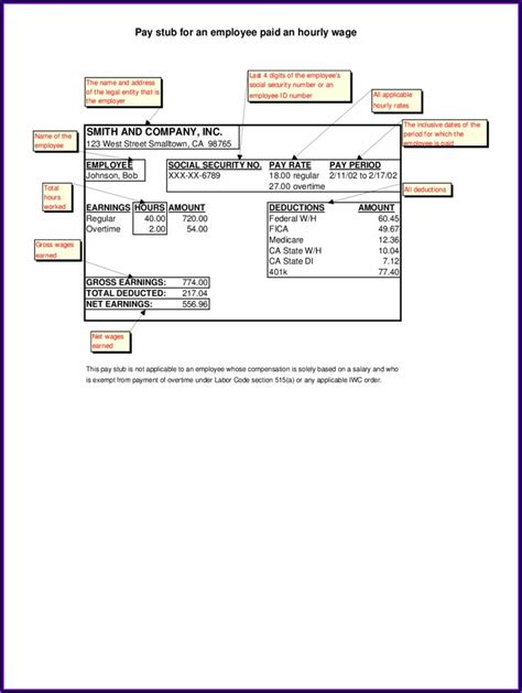 1099 Pay Stub Template Excel - Template 1 : Resume Examples #MoYow1NYZB