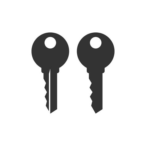 Lock Key Silhouette Illustrations, Royalty-Free Vector Graphics & Clip ...