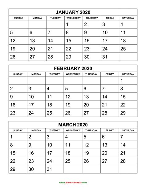 Free Calendar 3 Month Word Template | Calendar Template 2024-2025