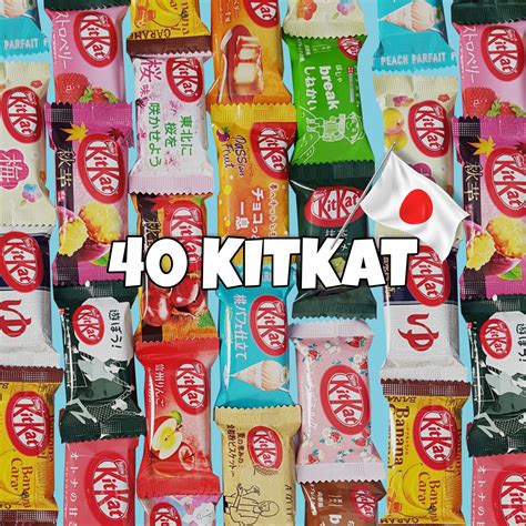 40 Japanese KitKat Mini 20 different tastes Kitkat Japan | Etsy