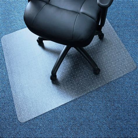 Hoommo Office Chair Mat, Transparent Hard Floor Protector with Studded ...