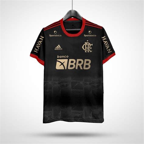 Camisa do Flamengo Preta de Ótima Qualidade - Versão Torcedor 2023/2024 ...