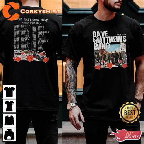 Dave Matthews Band Summer Tour 2023 Concert Fans T-Shirt