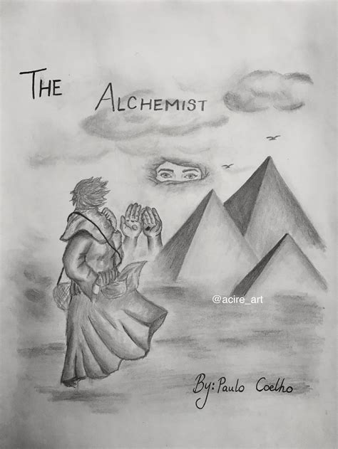 The Alchemist Novel Drawing -@acire_art on instagram | Drawings, Art ...