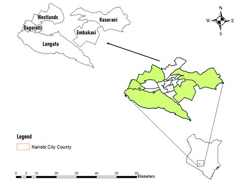 1: Study Area (Sub-Counties of Nairobi City County) 3.2.1.2 Climate ...