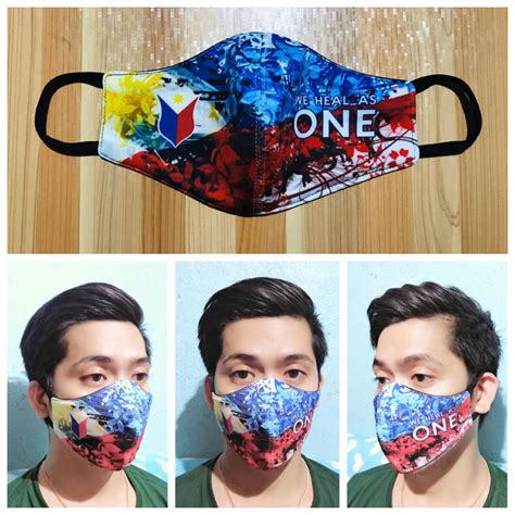 FLAG DESIGN FACE MASK | MAKABAYAN 1 | Shopee Philippines