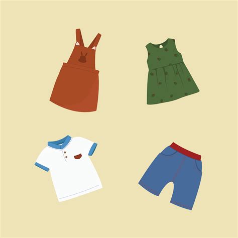 Kids Clothes Vector Art, Icons, and Graphics for Free Download