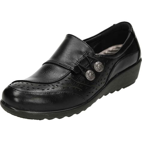 Cushion-Walk Cushioned Flexible Comfort Slip On Shoes - Ladies Footwear from Jenny-Wren Footwear UK