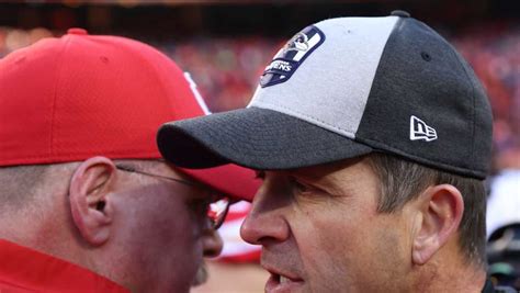 Ravens coach John Harbaugh says Taylor Swift isn't on his mind