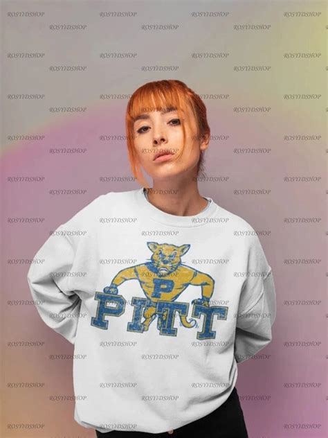 Retro Vintage Pitt Distressed Logo Unisex Heavy Blend Crewneck - Etsy