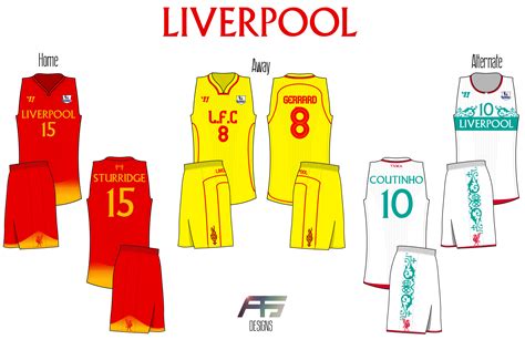 Liverpool FC [If Soccer (Football) Teams Had BasketBall Jerseys]