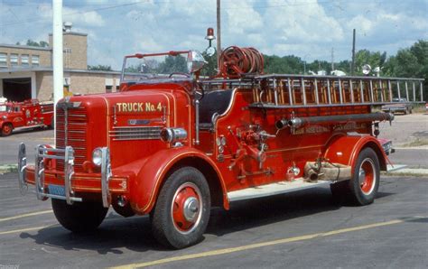 BLACK RIVER FALLS, WI 1940 OSHKOSH/HOWE 500 GPM PUMPER SLIDE | Fire trucks, Fire apparatus, Fire ...