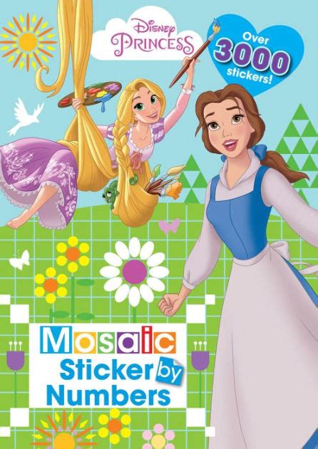 Disney Princess Mosaic Sticker Book by Parragon, Sticker Book | Barnes & Noble®