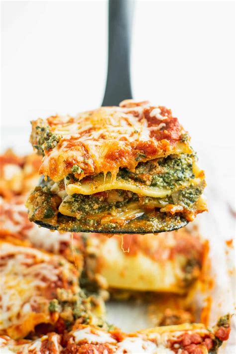 Sausage and Spinach Lasagna - Sticks Scratch Kitchen