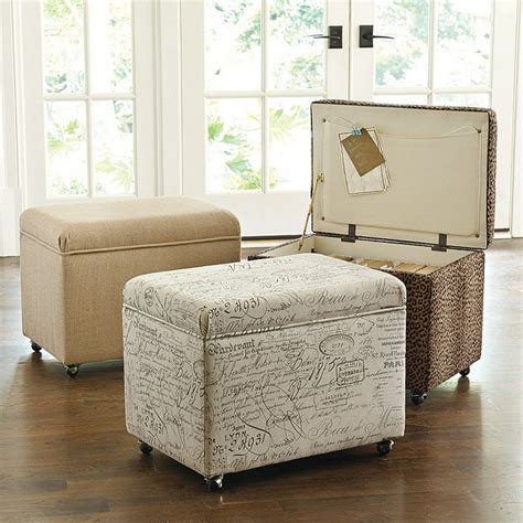 File Storage Ottoman | Ballard Designs