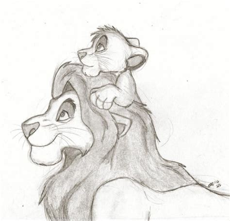 24+ simba and mufasa drawing - AnylaLucyMarie