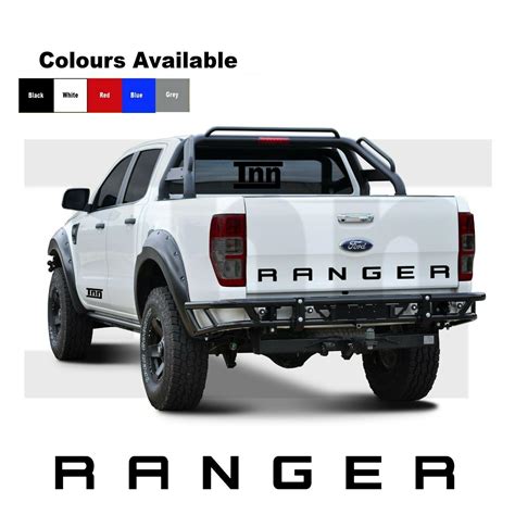 SET 3PCS GREY STICKER DECALS WILDTRAK FOR NEW FORD RANGER T6 2012-ON ...