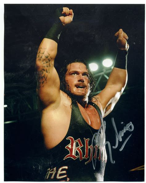 Rhino Autographed Signed 8x10 Photo Rhyno Wrestling ECW TNA WWE WWF ...