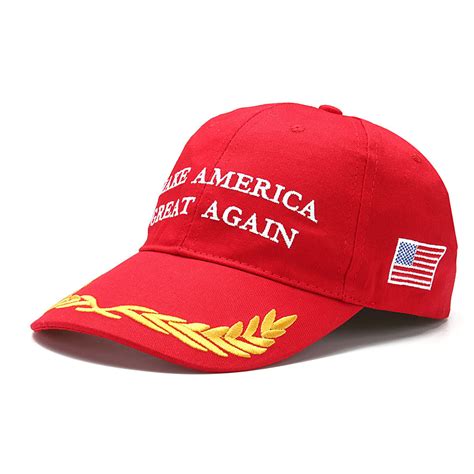 DONALD Trump Make America Great Again Baseball Cap Hat 2016 Election Black/Red ! - CAD $2.00 ...