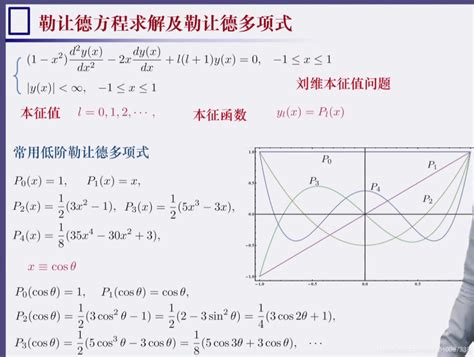 勒让德方程(多项式)和缔合勒让德方程(多项式)和球谐函数