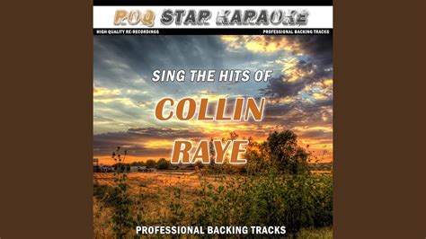 Love, Me (Originally Performed by Collin Raye) (Karaoke Version) - YouTube