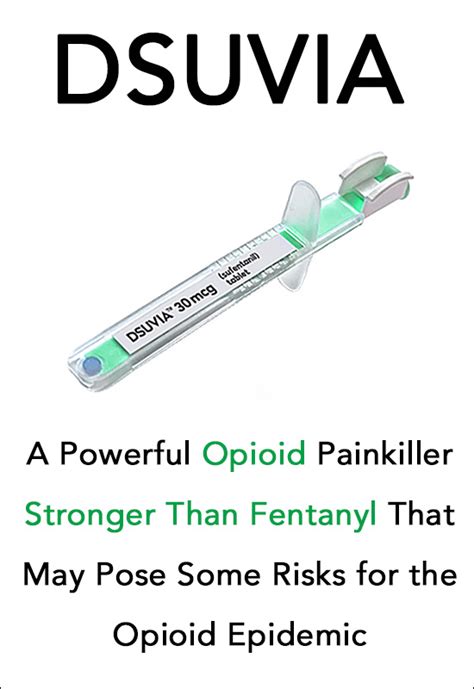 Dsuvia - Controversial Opioid Painkiller Developed by the DoD - Inspire ...