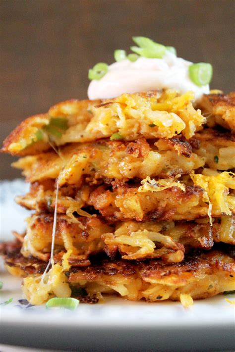 Potato and Cheese Latkes - Creole Contessa