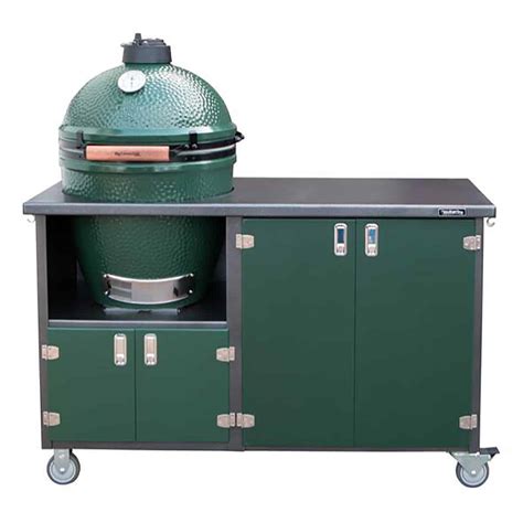 4 Door Large Big Green Egg Grill Cart - Pool Warehouse