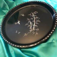Black Lacquer Tray for sale in UK | 62 used Black Lacquer Trays