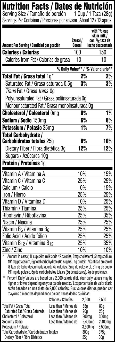 Apple Jacks Nutrition Label - Trovoadasonhos