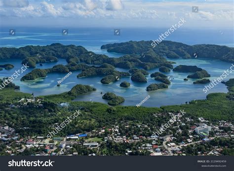 Palau Koror City Area Islands Cove Stock Photo 2129492459 | Shutterstock