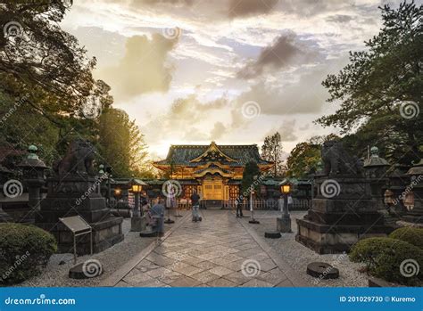 Komainu Lion-dog Guardian Statue Of Kusushi Shinto Shrine On The ...