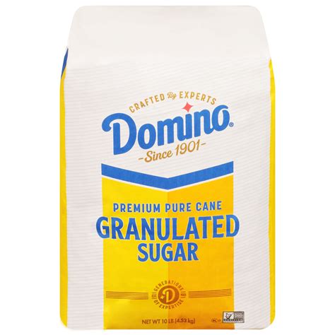 Domino Premium Pure Cane Granulated Sugar, 10 lb - Walmart.com