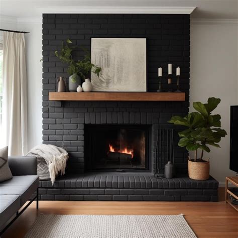 20 Black Brick Fireplace Designs: Striking Ideas To Inspire You