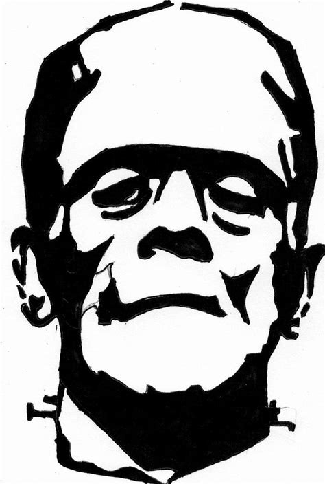 Printable Bride Of Frankenstein Stencil - Printable Calendars AT A GLANCE