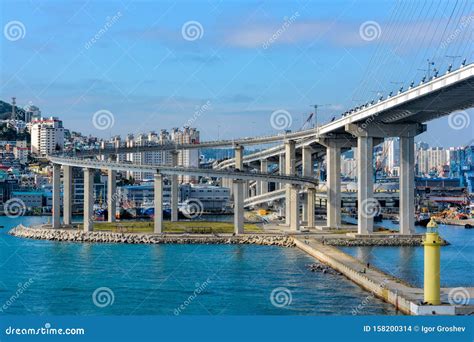 Spiral Road Ramp of Busan North Port Bridge Also Known As Bukhang Busan ...