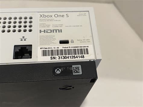 Microsoft Xbox One S 500GB Console Only Model 1681 White Powers On No ...