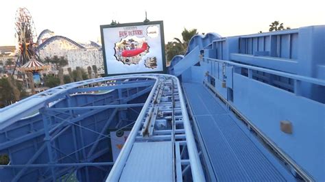 Goofy's Sky School HD POV Disney California Adventure Roller Coaster ...