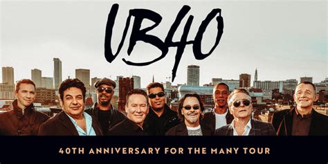 UB40 '40th Anniversary For The Many Tour' Tickets at NightQuarter ...