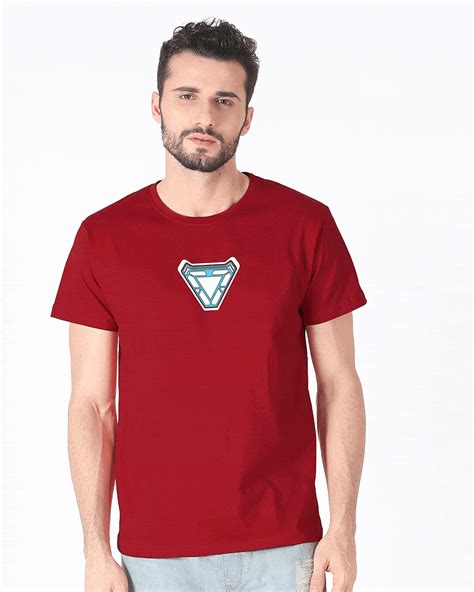 Buy Endgame Iron man (AVEGL) (GID) Red Printed Half Sleeve T-Shirt For ...
