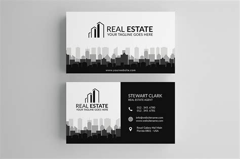 Real Estate Business Cards Templates Free - Parahyena.com