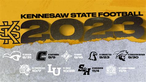 Kennesaw State Announces 2023 Football Schedule – Go KSU Owls!