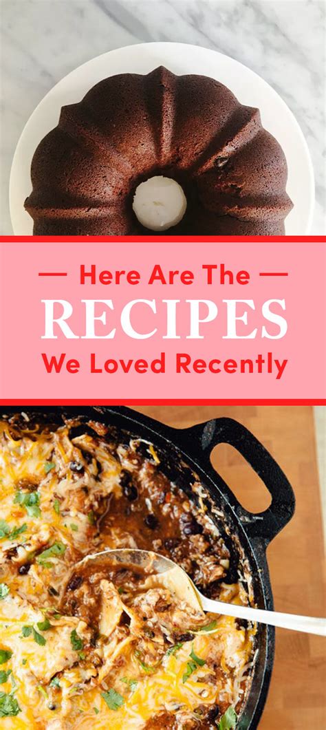 Here Are The Recipes We Loved Recently (And Would 100% Make Again)