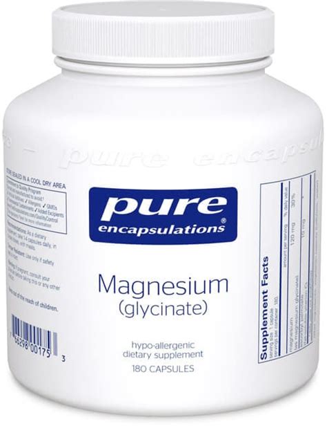 Magnesium Glycinate by Pure Encapsulations - FREE Shipping