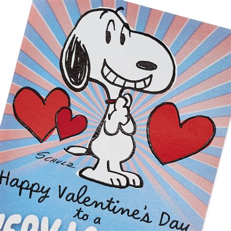 Peanuts® Snoopy For a Lovable Son Pop-Up Valentine's Day Card - Greeting Cards - Hallmark