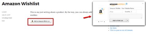 How to Add an Amazon Wishlist Button to Your WordPress Website