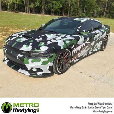 Metro Wrap Jumbo Classic Green Tiger Camouflage Vinyl Film | Camouflage, Unique color ...