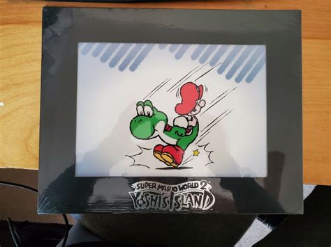 Super Mario World 2 Yoshi's Island Memorabilia Animation cell/Art Panel ...