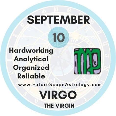 September 10 Zodiac (Virgo) Birthday Personality, Compatibility ...