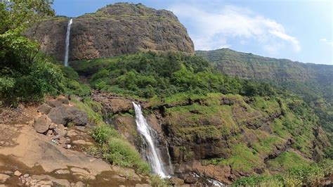 ! nanemachi Waterfall First View | 360 | Colours of Maharashtra | Best Place to Visit / Trekking ...